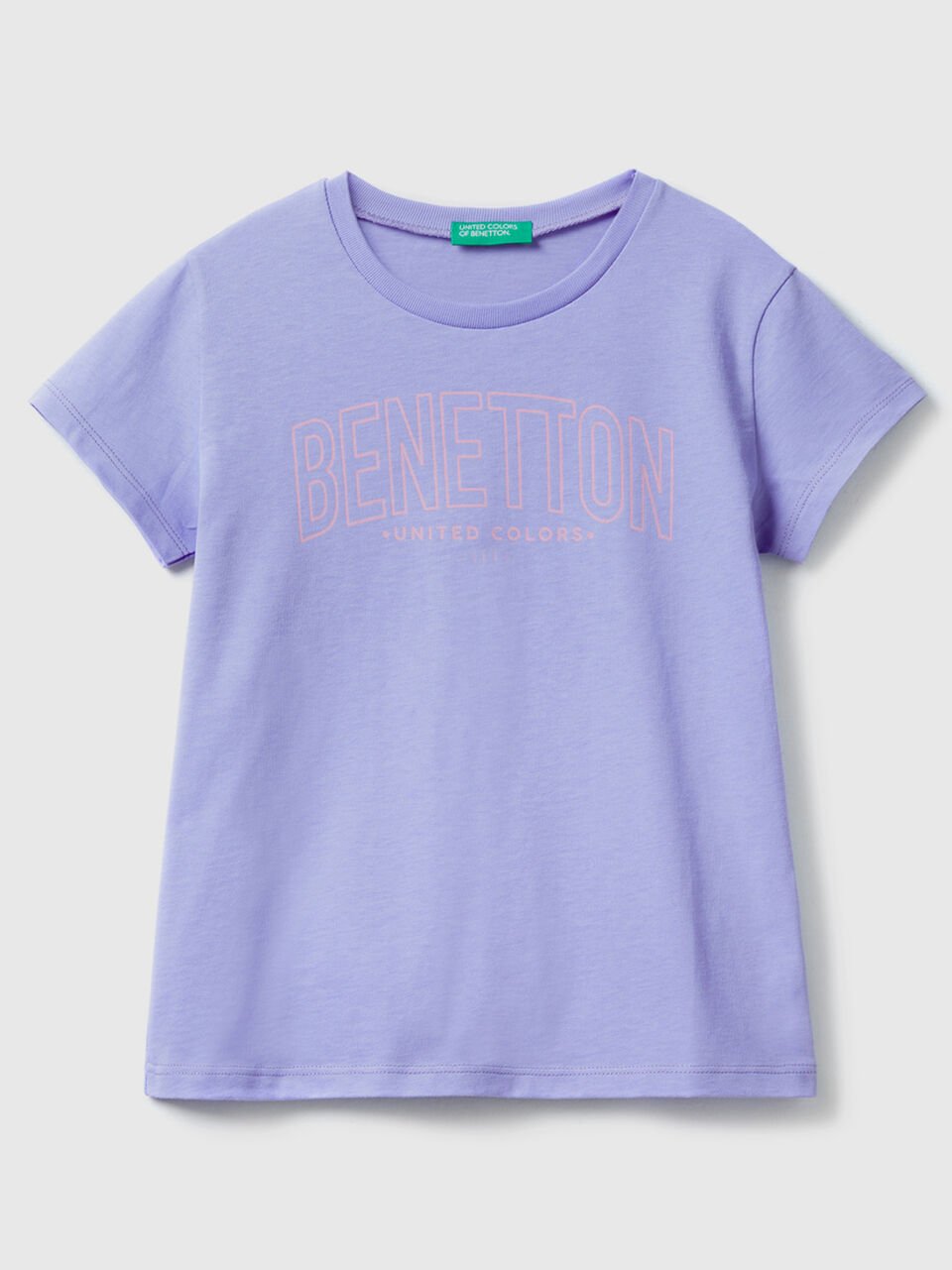 (image for) A Prezzi Outlet Maglietta con logo 100% cotone benetton online